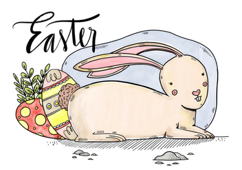 Easter Day Background - vector gratuit #426777
